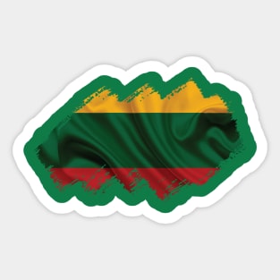 Flag of Lithuania Sticker